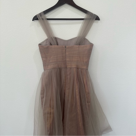 WHITE by Vera Wang metallic mesh dress - Picture 5 of 7